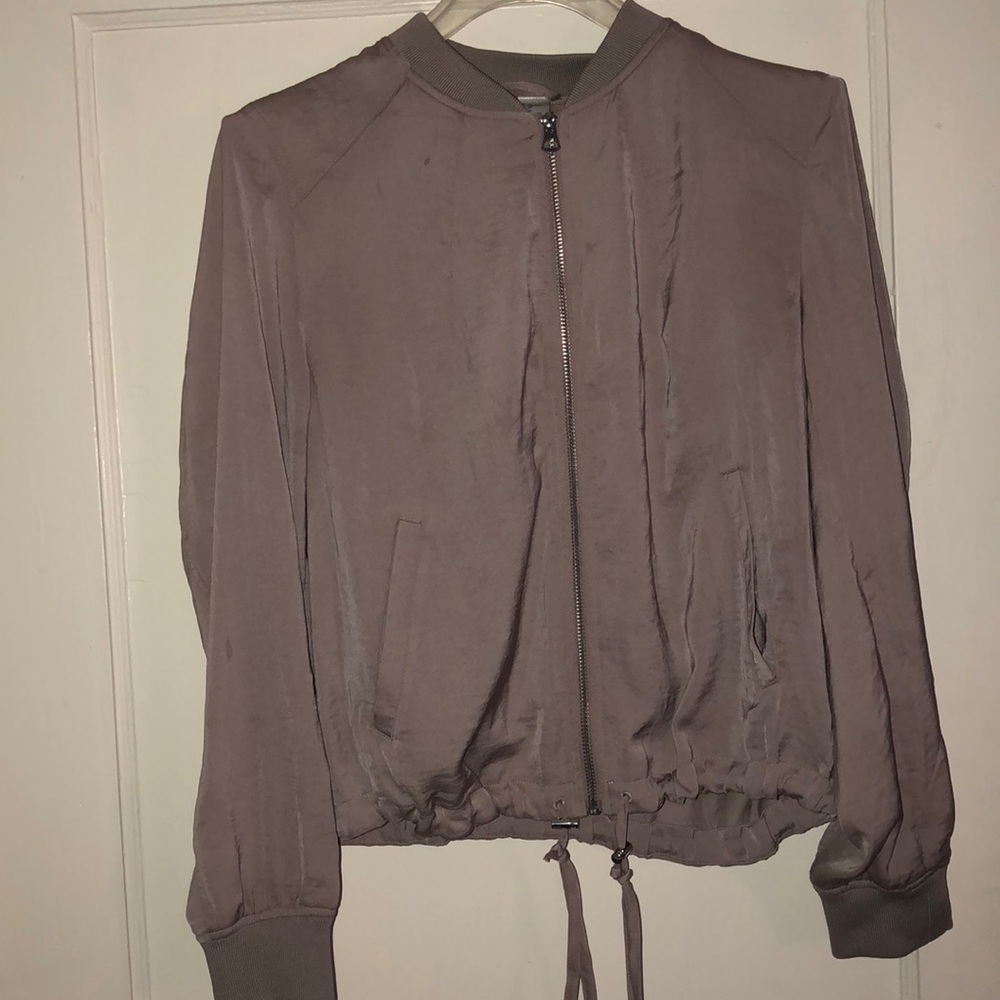 Mauve bomber jacket